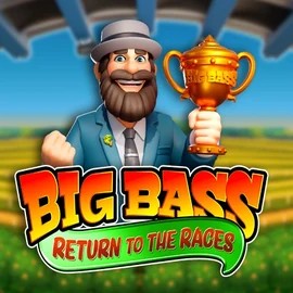 Big Bass Return to the Races by Pragmatic Play, showcased at vincispins.eu – game logo