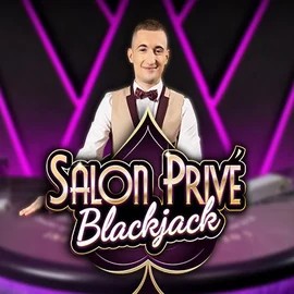 Blackjack Salon Privé logo by Ezugi Vincispin Casino