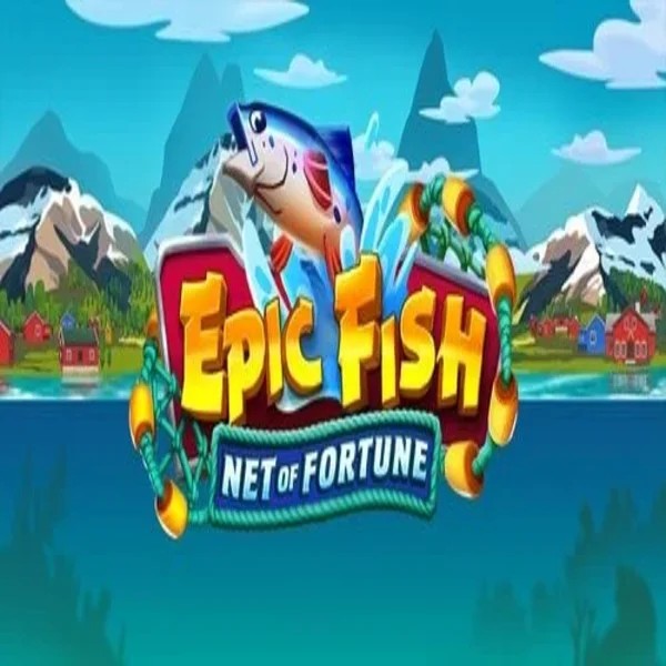 Slots logo of Epic Fish Net of Fortune from Quickspin at Vincispin Casino
