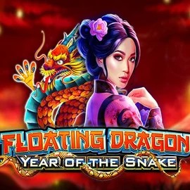 Floating Dragon Year of the Snake by Pragmatic Play, showcased at vincispins.eu – game logo