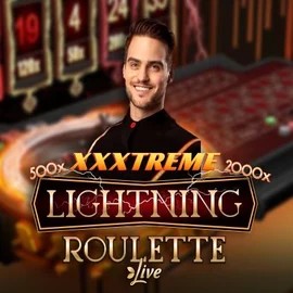 XXXtreme Lightning Roulette slot visual from Evolution available on vincispins.eu